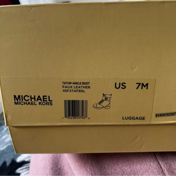 Michael Michael Kors Women's Faux Leather Tatum Ankle Boot - Picture 11 of 11